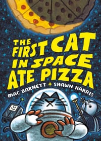 The First Cat in Space Ate Pizza: A Graphic Novel cover