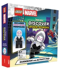 Lego Marvel Spider-Verse Discover Spider-Powers: Includes Ghost-Spider Minifigure, Guidebook, and Activity Pad cover