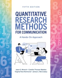 Quantitative Research Methods for Communication 5E: A Hands-On Approach cover