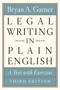 Legal Writing in Plain English, Third Edition: A Text with Exercises cover