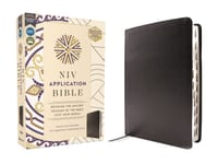 NIV Application Bible, European Bonded Leather, Black, Red Letter, Thumb Indexed, Comfort Print: Bringing the Ancient Message of the Bible Into Your W cover
