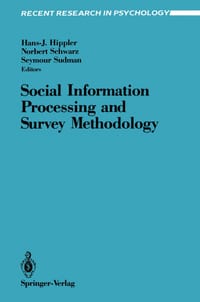 Social Information Processing and Survey Methodology cover