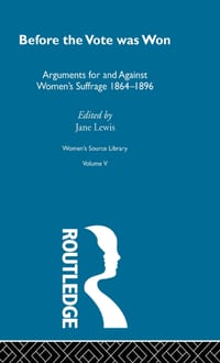 Before the Vote was Won cover