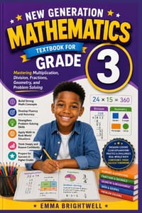 New Generation Mathematics Textbook for Grade 3: Mastering Multiplication, Division, Fractions, Geometry, and Problem Solving cover