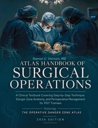 Atlas Handbook of Surgical Operations: A Clinical Textbook Covering Step-by-Step Technique, Danger Zone Anatomy, and Perioperative Management for PGY cover