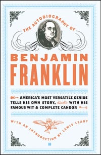 The Autobiography of Benjamin Franklin cover