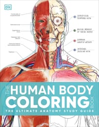 The Human Body Coloring Book: The Ultimate Anatomy Study Guide, Second Edition cover