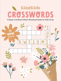 Kindkids Crosswords: A Super-Cute Book of Brain-Boosting Puzzles for Kids 6 & Up cover
