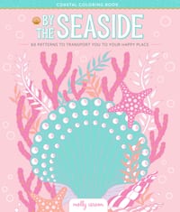 By the Seaside Coastal Coloring Book: 60 Patterns to Transport You to Your Happy Place cover