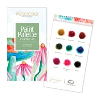 Watercolor the Easy Way Paint Palette Portfolio Garden: 9 Premium Paint Dots cover