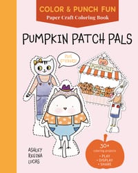 Pumpkin Patch Pals: Paper Craft Coloring Book cover
