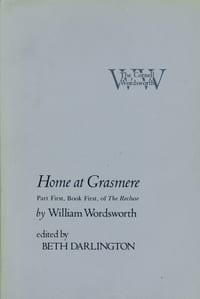 Home at Grasmere: Part First, Book First, of "the Recluse" cover