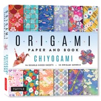 Chiyogami Origami Paper and Book: 20 Easy Models with 96 High Quality Folding Sheets (Double-Sided) cover