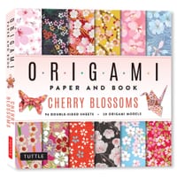 Cherry Blossoms Origami Paper and Book: 20 Easy Models with 96 High Quality Folding Sheets (Double-Sided) cover