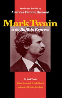 Mark Twain at the Buffalo Express cover