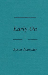 Early On: Selected Poems 1983-1976 cover