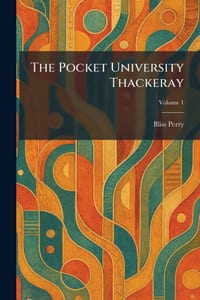 The Pocket University Thackeray cover