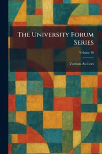 The University Forum Series cover