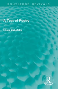 A Test of Poetry cover