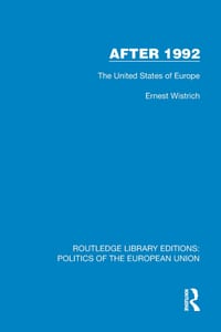After 1992: The United States of Europe cover