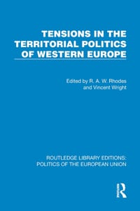 Tensions in the Territorial Politics of Western Europe cover