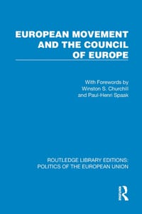 European Movement and the Council of Europe cover