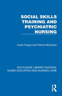 Social Skills Training and Psychiatric Nursing cover