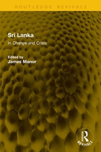 Sri Lanka: In Change and Crisis cover