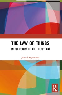 The Law of Things: On the Return of the Precritical cover