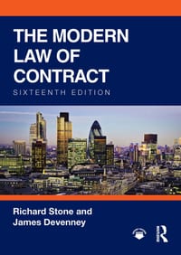 The Modern Law of Contract cover