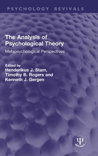 The Analysis of Psychological Theory: Metapsychological Perspectives cover