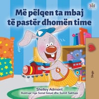I Love to Keep My Room Clean (Albanian Book for Kids) cover