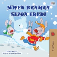 I Love Winter (Haitian Creole Book for Kids) cover