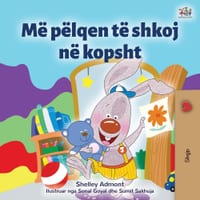 I Love to Go to Daycare (Albanian Children's Book) cover