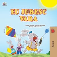 I Love Summer (Romanian Children's Book) cover