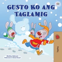 I Love Winter (Tagalog Children's Book): Filipino children's book cover