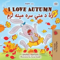 I Love Autumn (English Pashto Bilingual Book for Kids) cover