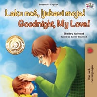 Goodnight, My Love! (Bosnian English Bilingual Children's Book) cover