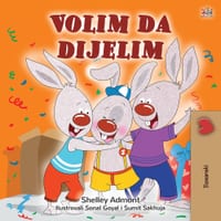 I Love to Share (Bosnian Children's Book) cover