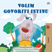 I Love to Tell the Truth (Bosnian Children's Book) cover