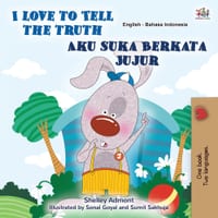 I Love to Tell the Truth (English Indonesian Bilingual Book) cover