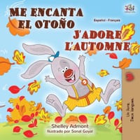 J'adore l'automne (Livre Pour Enfants Bilingue Espagnol-français) cover
