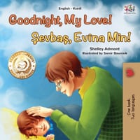 Goodnight, My Love! (English Kurdish Bilingual Children's Book) cover