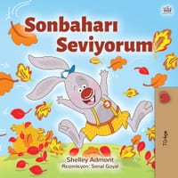 I Love Autumn (Turkish Children's Book) cover