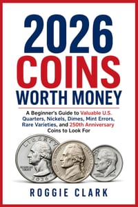 2026 Coins Worth Money: A Beginner's Guide to Valuable U.S. Quarters, Nickels, Dimes, Mint Errors, Rare Varieties, and 250th Anniversary Coins to Look cover