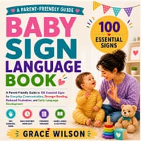 Baby Sign Language Book: A Parent-Friendly Guide to 100 Essential Signs for Everyday Communication, Stronger Bonding, Reduced Frustration, and Early L cover