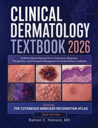Clinical Dermatology Textbook 2026: Evidence-Based Approaches to Cutaneous Diagnosis, Therapeutics, and Procedural Management for Board Review Candida cover