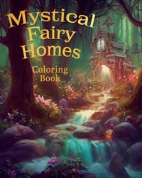 Mystical Fairy Homes Coloring cover
