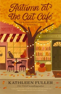 Autumn at the Cat Cafe: A Cozy, Small-Town, Kisses-Only Romance Featuring a Grumpy/Sunshine Love Story cover