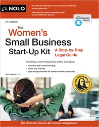 The Women's Small Business Start-Up Kit: A Step-By-Step Legal Guide cover